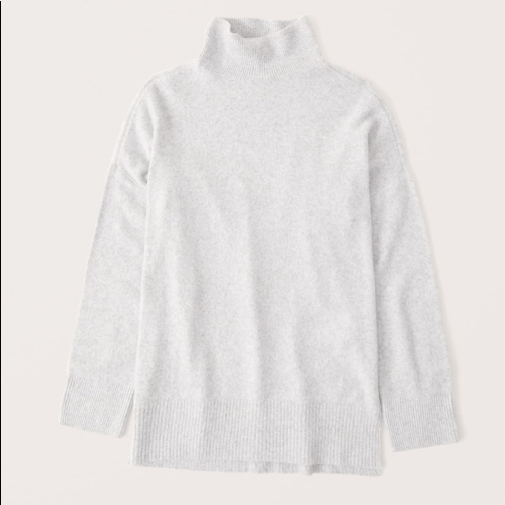 Oversized legging friendly turtleneck sweater